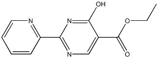 ETHYL4-HYDROXY-2-(2-PYRIDYL)PYRIMIDINE-5-CARBOXYLATE 구조식 이미지