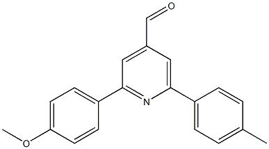 2-(4-methoxyphenyl)-6-p-tolylpyridine-4-carbaldehyde Structure