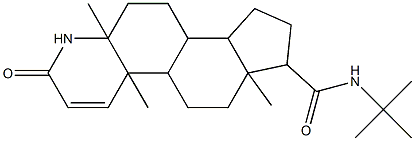 4A,6A,11A-TRIMETHYL-2-OXO-2,4A,4B,5,6,6A,7,8,9,9A,9B,10,11,11A-TETRADECAHYDRO-1H-INDENO[5,4-F]QUINOLINE-7-CARBOXYLIC ACID TERT-BUTYLAMIDE Structure