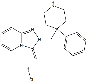 2-((4-phenylpiperidin-4-yl)methyl)-[1,2,4]triazolo[4,3-a]pyridin-3(2H)-one hydrochloride Structure