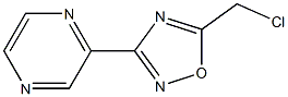 5-(Chloromethyl)-3-(pyrazin-2-yl)-1,2,4-oxadiazole Structure