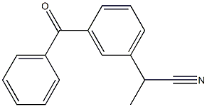 3-BENZOYL-A-METHYL BENZYL CYANIDE Structure