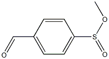 P-METHYLSULFINO BENZALDEHYDE Structure