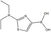 2-DIETHYLAMINOTHIAZOLE-4-BORONIC ACID 구조식 이미지