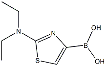 2-DIETHYLAMINOTHIAZOLE-4-BORONIC ACID Structure