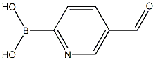 5-FORMYLPYRIDIN-2-BORONIC ACID 구조식 이미지