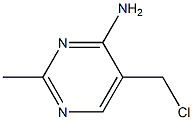 5-(CHLOROMETHYL)-2-METHYLPYRIMIDIN-4-AMINE 구조식 이미지