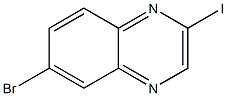 6-bromo-2-iodoquinoxaline Structure