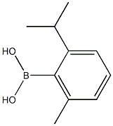 (2-ISOPROPYL-6-METHYLPHENYL)BORONIC ACID 구조식 이미지