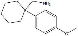 1-[1-(4-METHOXYPHENYL)CYCLOHEXYL]METHANAMINE Structure