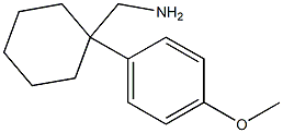 1-[1-(4-METHOXYPHENYL)CYCLOHEXYL]METHANAMINE 구조식 이미지