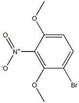 1-BROMO-2,4-DIMETHOXY-3-NITRO-BENZENE Structure
