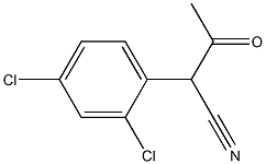 2-(2,4-DICHLOROPHENYL)-3-OXOBUTANENITRILE 구조식 이미지