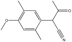 2-(4-METHOXY-2,5-DIMETHYLPHENYL)-3-OXOBUTANENITRILE 구조식 이미지