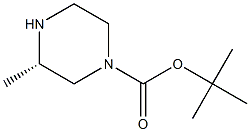 3-(S)-METHYL-PIPERAZINE-1-CARBOXYLIC ACID TERT-BUTYL ESTER 구조식 이미지