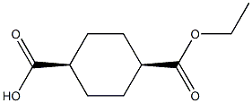 CIS-4-(ETHOXYCARBONYL)CYCLOHEXANECARBOXYLIC ACID Structure
