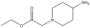 ETHYL (4-AMINOPIPERIDIN-1-YL)ACETATE 구조식 이미지