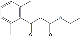 ETHYL 3-(2,6-DIMETHYLPHENYL)-3-OXOPROPANOATE 구조식 이미지