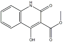methyl 4-hydroxy-2-oxo-1,2-dihydroquinoline-3-carboxylate Structure