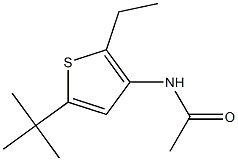 N1-[5-(tert-butyl)-2-ethyl-3-thienyl]acetamide Structure