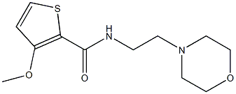 3-methoxy-N-(2-morpholinoethyl)-2-thiophenecarboxamide Structure