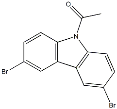 1-(3,6-dibromo-9H-carbazol-9-yl)ethan-1-one Structure