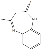 4-methyl-1,3-dihydro-2H-1,5-benzodiazepin-2-one Structure