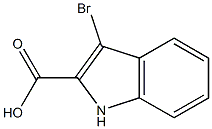 3-bromo-1H-indole-2-carboxylic acid Structure