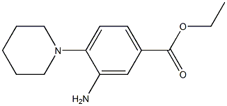 ethyl 3-amino-4-piperidinobenzoate 구조식 이미지