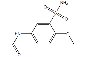 N-[3-(aminosulfonyl)-4-ethoxyphenyl]acetamide Structure