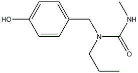 N-(4-hydroxybenzyl)-N'-methyl-N-propylurea 구조식 이미지