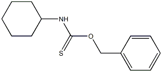 benzyl (cyclohexylamino)methanethioate 구조식 이미지