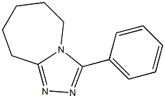 3-phenyl-6,7,8,9-tetrahydro-5H-[1,2,4]triazolo[4,3-a]azepine 구조식 이미지