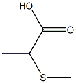 2-(methylthio)propanoic acid 구조식 이미지