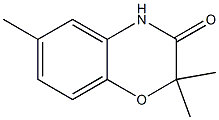 2,2,6-trimethyl-3,4-dihydro-2H-1,4-benzoxazin-3-one Structure