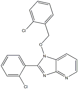 1-[(2-chlorobenzyl)oxy]-2-(2-chlorophenyl)-1H-imidazo[4,5-b]pyridine Structure