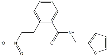 2-(2-nitroethyl)-N-(2-thienylmethyl)benzenecarboxamide 구조식 이미지