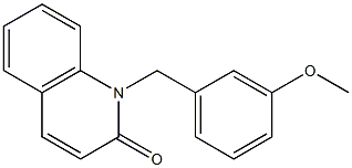 1-(3-methoxybenzyl)-2(1H)-quinolinone Structure