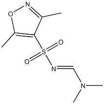 N4-[(dimethylamino)methylidene]-3,5-dimethylisoxazole-4-sulfonamide 구조식 이미지