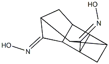 pentacyclo[6.2.1.0~1,7~.0~2,6~.0~4,9~]undecane-3,10-dione dioxime 구조식 이미지