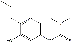 3-hydroxy-4-propylphenyl (dimethylamino)methanethioate 구조식 이미지
