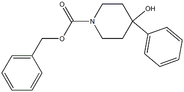 benzyl 4-hydroxy-4-phenylpiperidine-1-carboxylate Structure