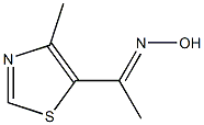 (1E)-1-(4-methyl-1,3-thiazol-5-yl)ethanone oxime 구조식 이미지
