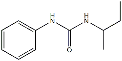 N-(sec-butyl)-N'-phenylurea 구조식 이미지