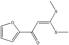 1-(2-furyl)-3,3-di(methylthio)prop-2-en-1-one Structure