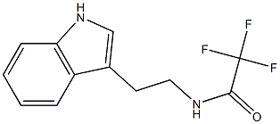 2,2,2-trifluoro-N-[2-(1H-indol-3-yl)ethyl]acetamide 구조식 이미지