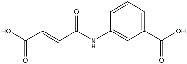 3-{[(E)-3-carboxy-2-propenoyl]amino}benzenecarboxylic acid 구조식 이미지