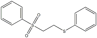 1-{[2-(phenylthio)ethyl]sulfonyl}benzene 구조식 이미지