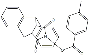 17-[(4-methylbenzoyl)oxy]-17-azapentacyclo[6.6.5.0~2,7~.0~9,14~.0~15,19~]nonadeca-2(7),3,5,9(14),10,12-hexaene-16,18-dione Structure