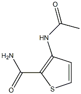 3-(acetylamino)thiophene-2-carboxamide 구조식 이미지